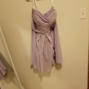 David's Bridal bridesmaid dress